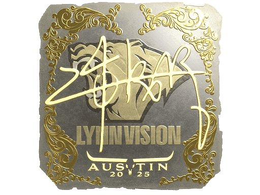 z4KR (Gold) CS2 Sticker