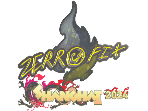 zeRRoFIX (Glitter) CS2 Sticker