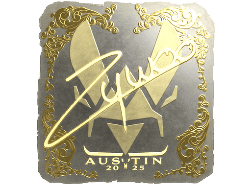 ZywOo (Gold) CS2 Sticker