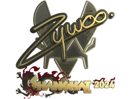 ZywOo (Gold) CS2 Sticker