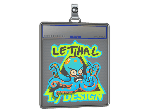 Blue Lethal CS2 Sticker