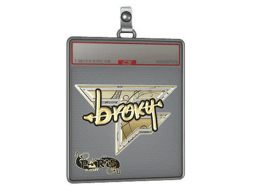 broky (Gold) CS2 Sticker
