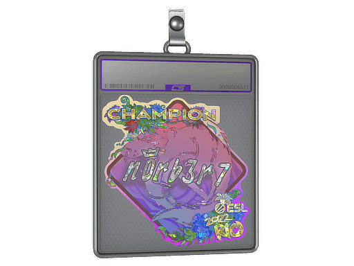 n0rb3r7 (Glitter, Champion) CS2 Sticker