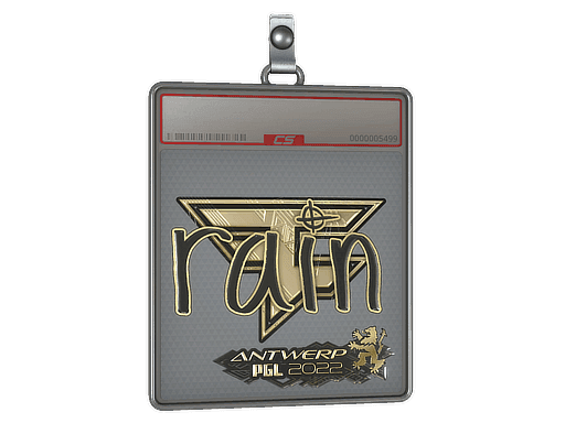 rain (Gold) CS2 Sticker