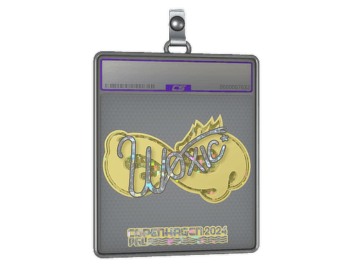 woxic (Glitter) CS2 Sticker