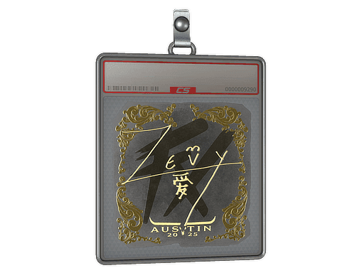 zevy (Gold) CS2 Sticker