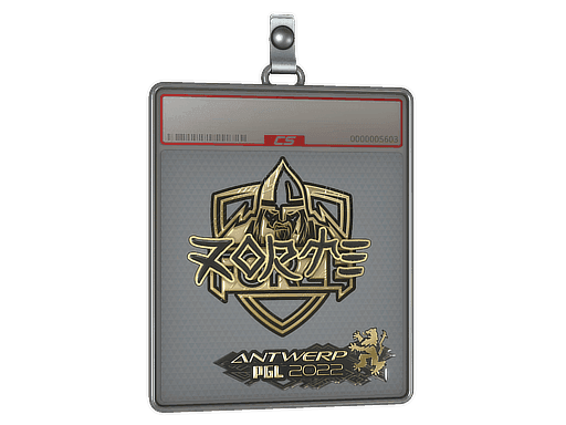 zorte (Gold) CS2 Sticker