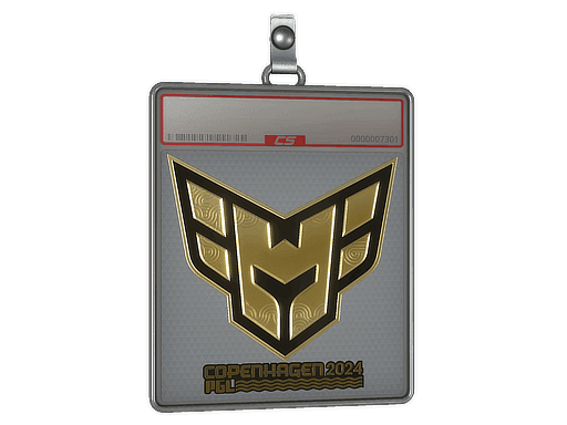 Heroic (Gold) CS2 Sticker