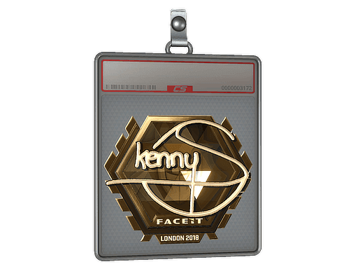 kennyS (Gold) CS2 Sticker
