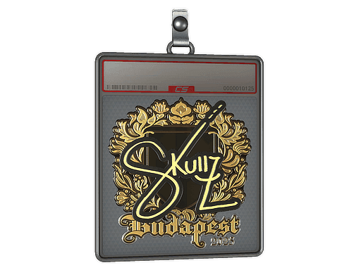skullz (Gold) CS2 Sticker