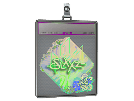 slaxz- (Holo) CS2 Sticker