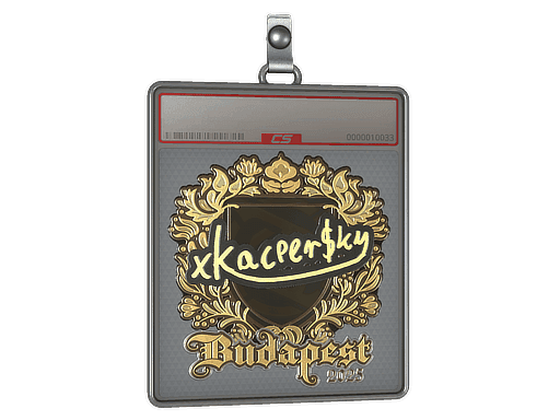 xKacpersky (Gold) CS2 Sticker