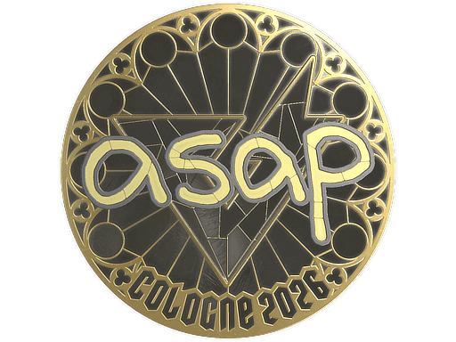asap (Gold) CS2 Sticker