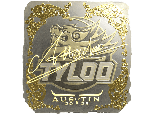 Attacker (Gold) CS2 Sticker
