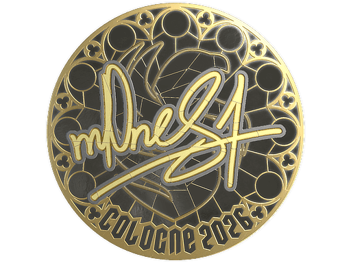 m0NESY (Gold) CS2 Sticker