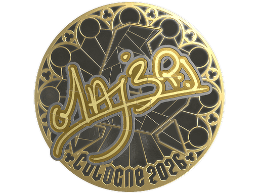 MAJ3R (Gold) CS2 Sticker