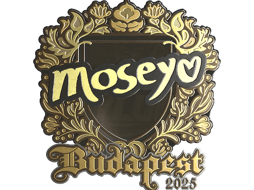 Moseyuh (Gold) CS2 Sticker