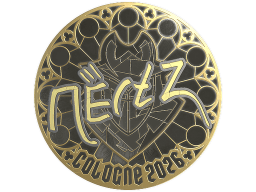 NertZ (Gold) CS2 Sticker