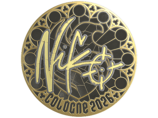 NiKo (Gold) CS2 Sticker