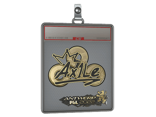 Ax1Le (Gold) CS2 Sticker
