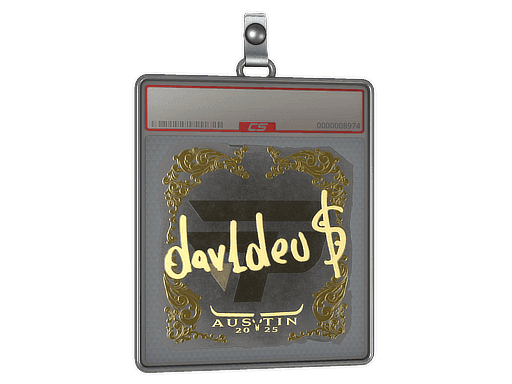 dav1deuS (Gold) CS2 Sticker