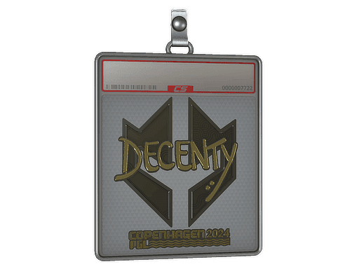 decenty (Gold) CS2 Sticker