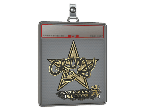 Grim (Gold) CS2 Sticker