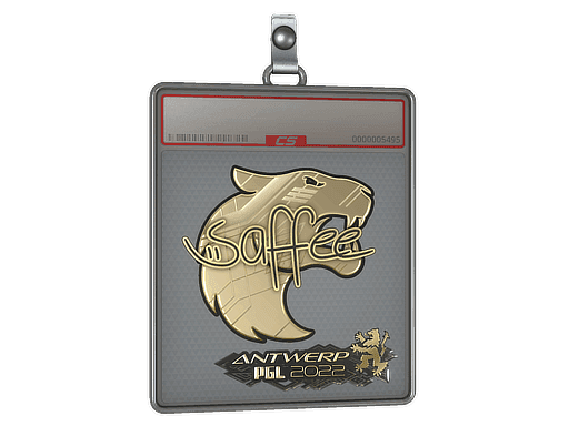 saffee (Gold) CS2 Sticker