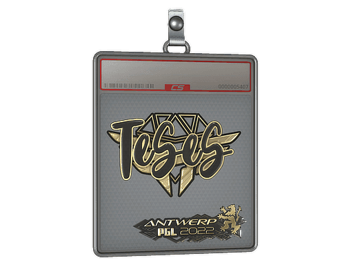 TeSeS (Gold) CS2 Sticker