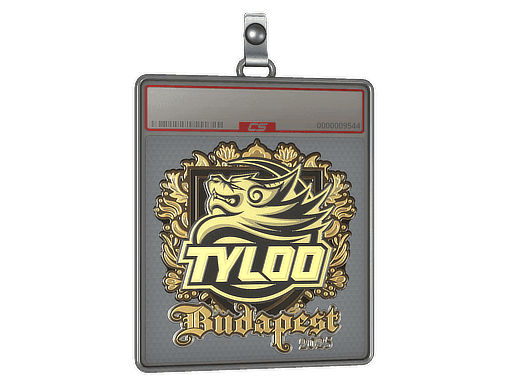 TYLOO (Gold) CS2 Sticker
