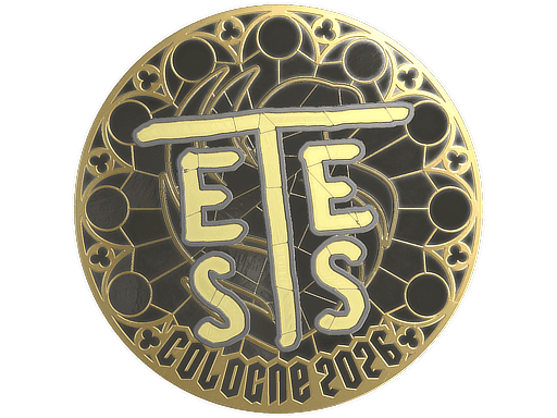 TeSeS (Gold) CS2 Sticker