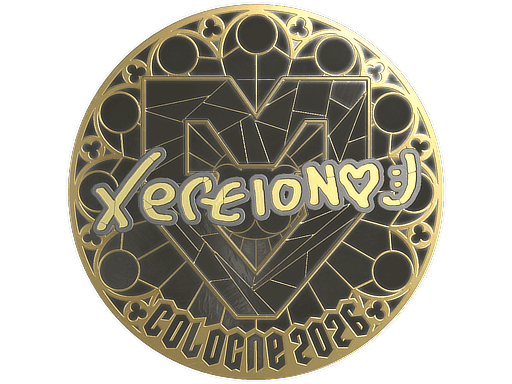 xertioN (Gold) CS2 Sticker
