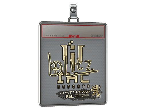 bLitz (Gold) CS2 Sticker