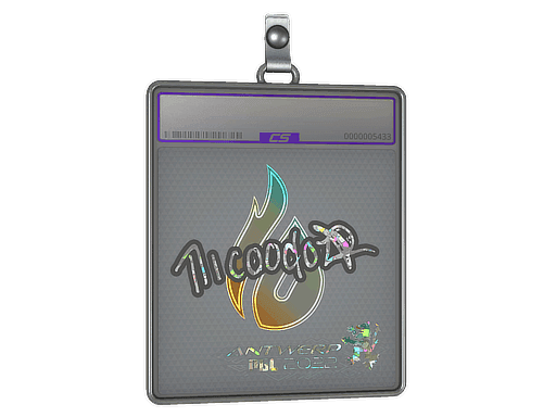 nicoodoz (Glitter) CS2 Sticker