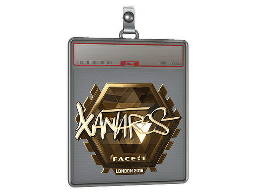 XANTARES (Gold) CS2 Sticker