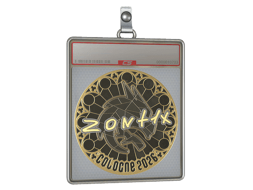 zont1x (Gold) CS2 Sticker