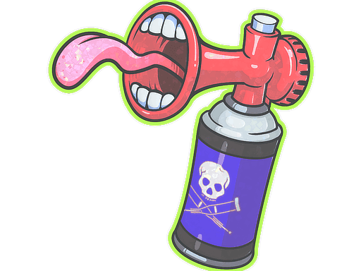 Airhorn (Glitter) CS2 Sticker