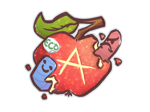 Apple A Day (Glitter) CS2 Sticker