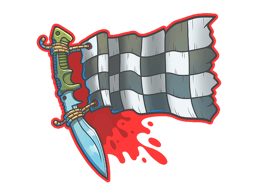 Checkered Kukri CS2 Sticker