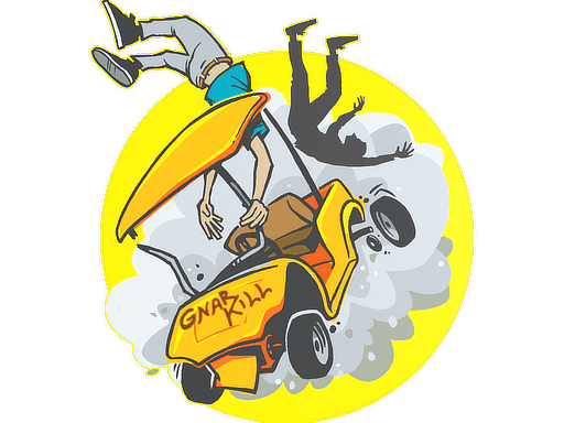 Golf Cart CS2 Sticker