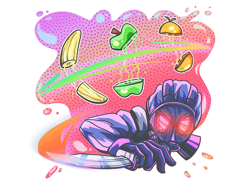 Knife Streak (Holo) CS2 Sticker