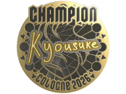 kyousuke (Gold, Champion) CS2 Sticker