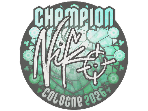 NiKo (Champion) CS2 Sticker