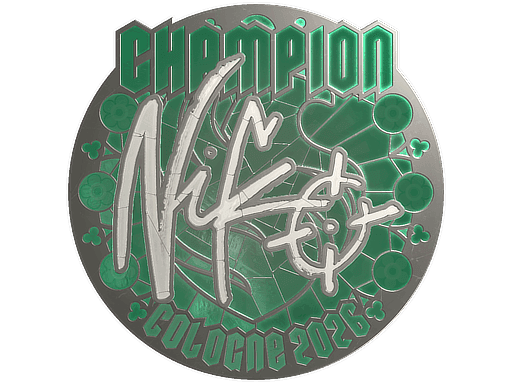 NiKo (Foil, Champion) CS2 Sticker