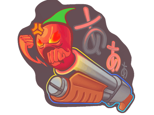 Pepper Gauge (Lenticular) CS2 Sticker