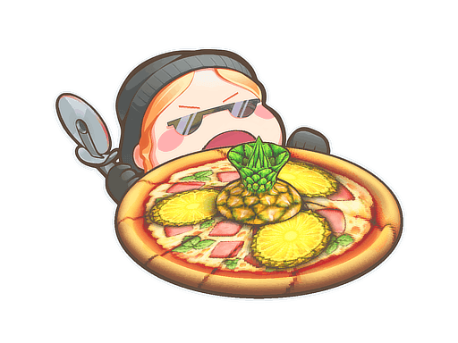 Pineapple On Pizza (Lenticular) CS2 Sticker