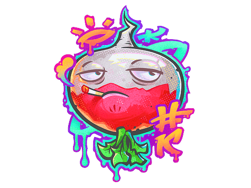 Radish K CS2 Sticker