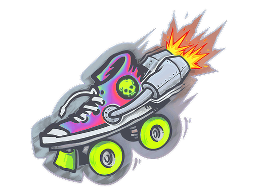 Rocket Skates (Holo) CS2 Sticker