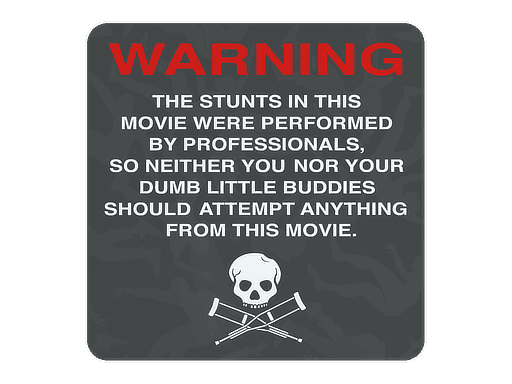 WARNING CS2 Sticker