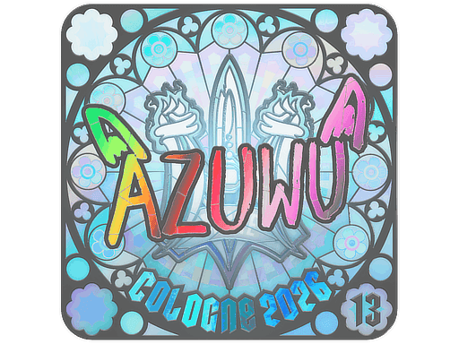 AZUWU (Holo, Ranked) CS2 Sticker